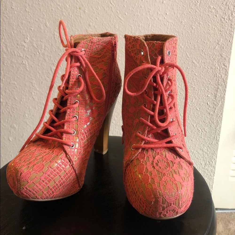 Charlotte russe platform booties